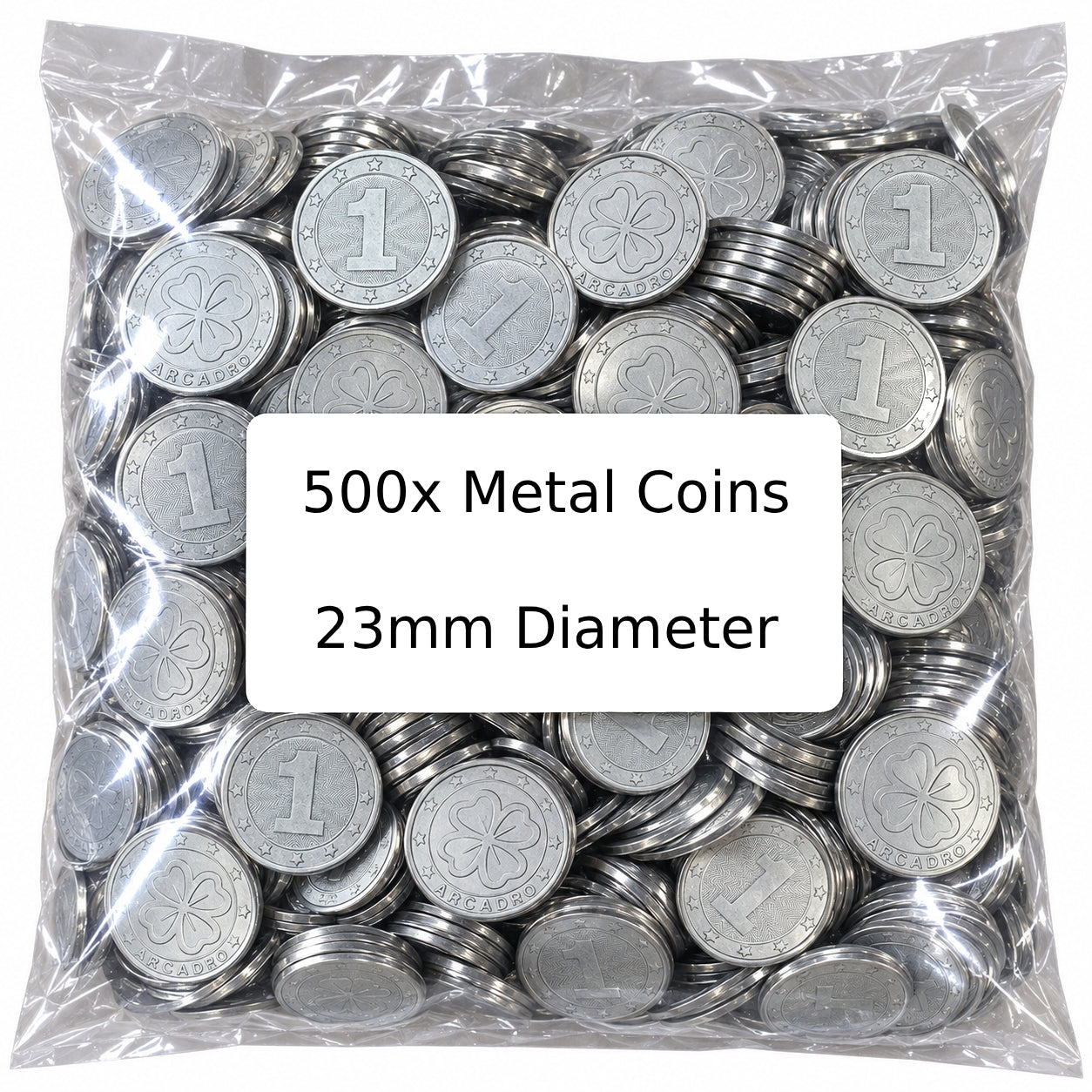 コレクション coindot Metal Coins 23mm - 500x – Arcadro