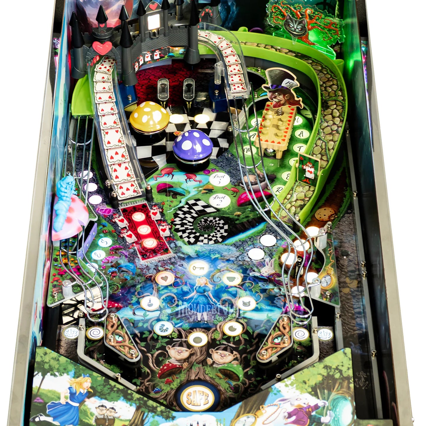 Alice Goes To Wonderland Pinball Machine
