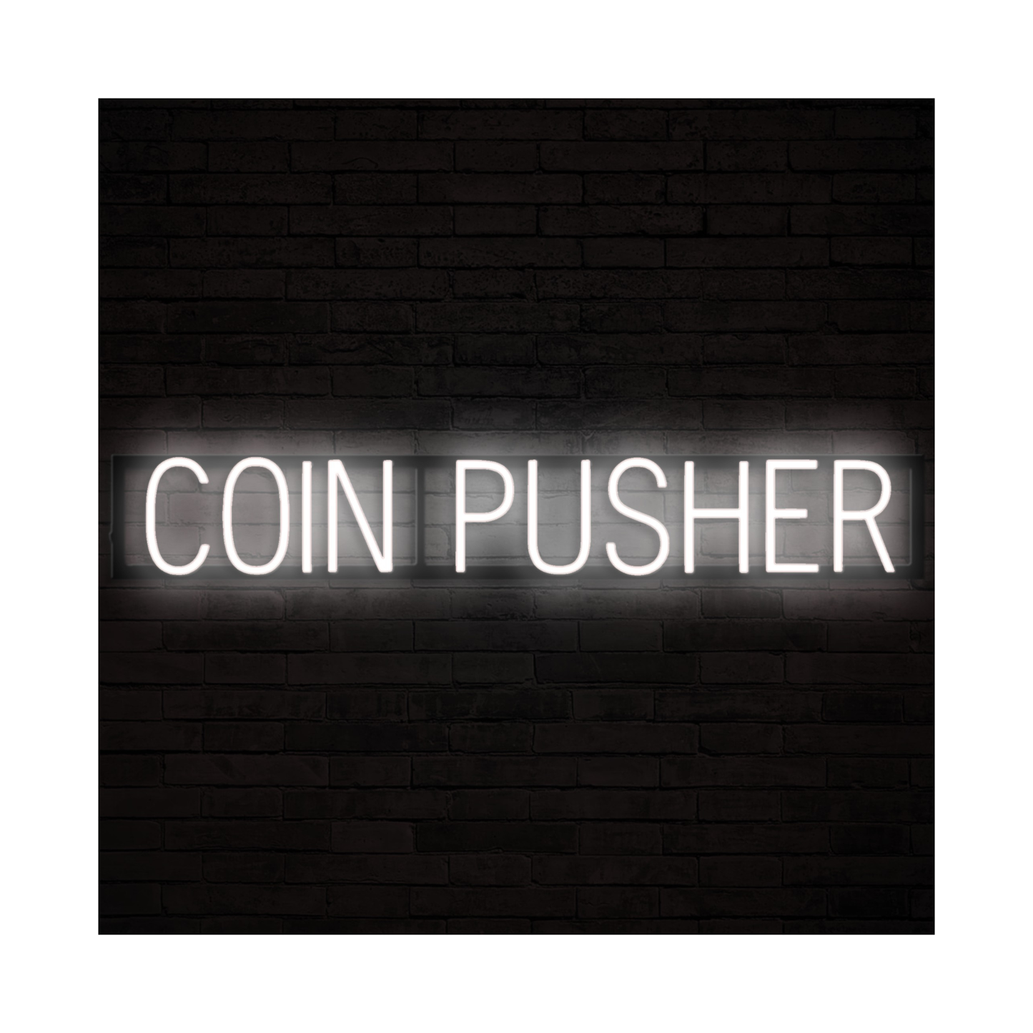 COIN PUSHER Led sign - 97 x 16 cm