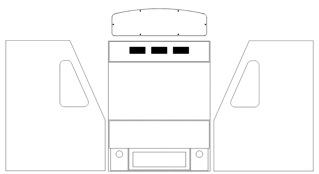 Sticker outlines for the CP365