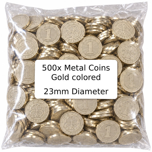 عملات معدنية للعب - 500 قطعة