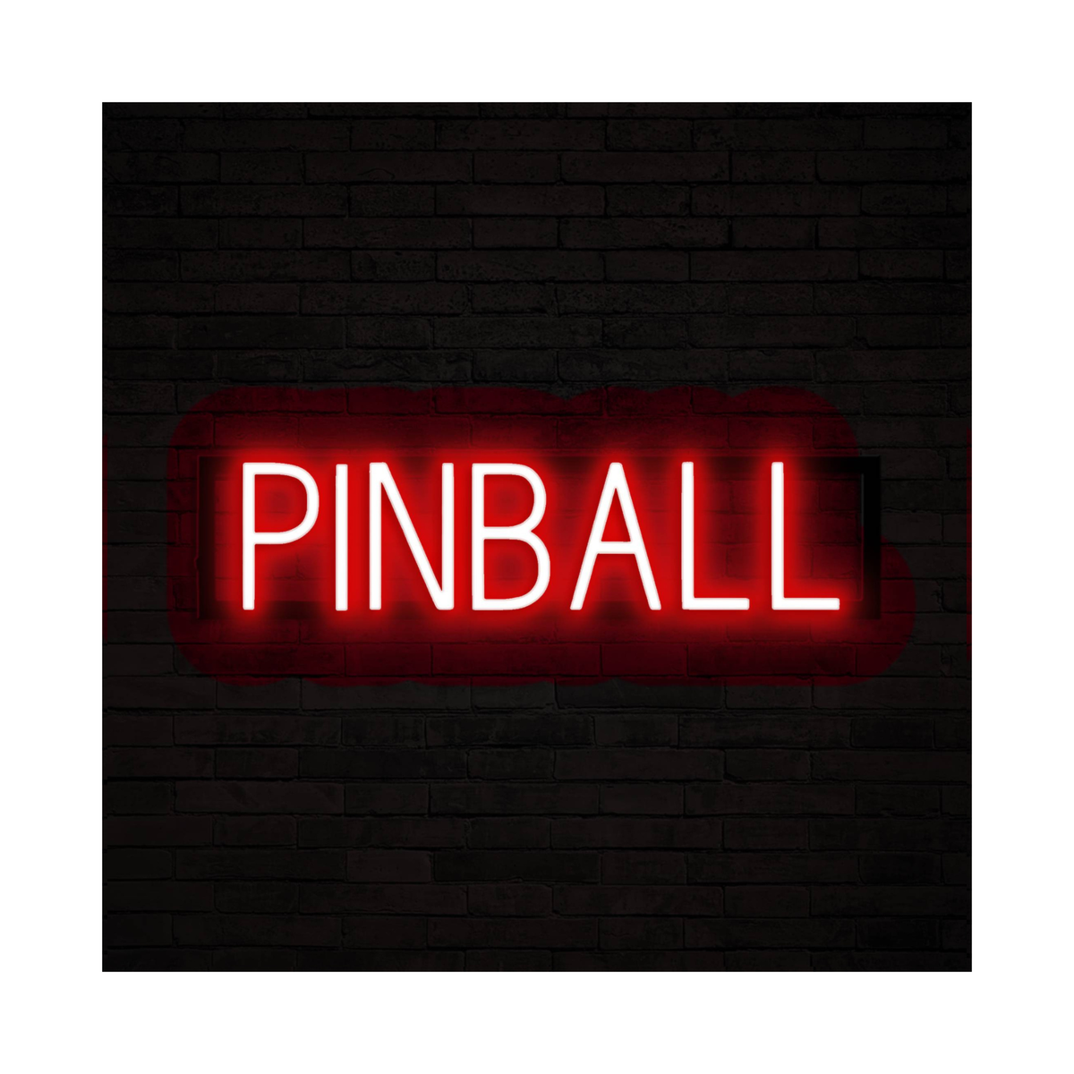 PINBALL Led sign - 62 x 16 cm